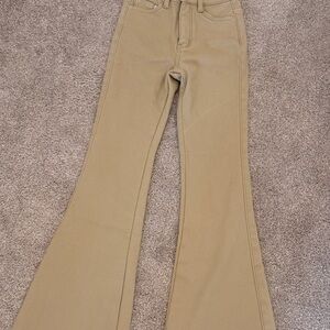 Tan Flare Pants